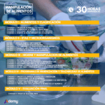 MANIPULACIÓN DE ALIMENTOS (30 HRS) - Imagen 3