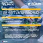 MANIPULACIÓN DE ALIMENTOS (30 HRS) - Imagen 2